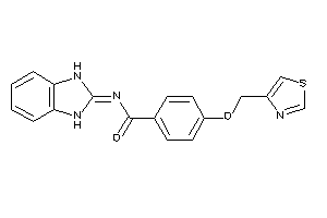 N-(1,3-dihydrobenzimidazol-2-ylidene)-4-(thiazol-4-ylmethoxy)benzamide
