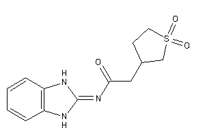 Image of N-(1,3-dihydrobenzimidazol-2-ylidene)-2-(1,1-diketothiolan-3-yl)acetamide