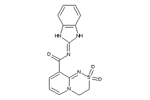 N-(1,3-dihydrobenzimidazol-2-ylidene)-2,2-diketo-3,4-dihydropyrido[2,1-c][1,2,4]thiadiazine-9-carboxamide