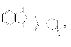 Image of N-(1,3-dihydrobenzimidazol-2-ylidene)-1,1-diketo-thiolane-3-carboxamide