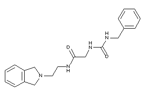 2-(benzylcarbamoylamino)-N-(2-isoindolin-2-ylethyl)acetamide