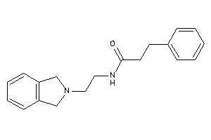 N-(2-isoindolin-2-ylethyl)-3-phenyl-propionamide