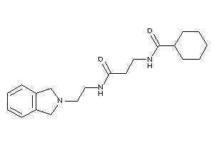 N-[3-(2-isoindolin-2-ylethylamino)-3-keto-propyl]cyclohexanecarboxamide