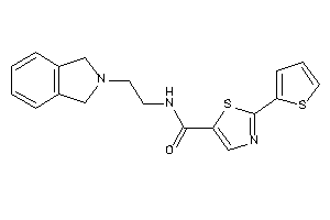 N-(2-isoindolin-2-ylethyl)-2-(2-thienyl)thiazole-5-carboxamide