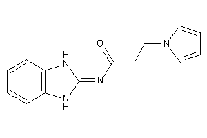N-(1,3-dihydrobenzimidazol-2-ylidene)-3-pyrazol-1-yl-propionamide