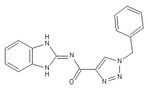 1-benzyl-N-(1,3-dihydrobenzimidazol-2-ylidene)triazole-4-carboxamide