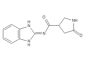 Image of N-(1,3-dihydrobenzimidazol-2-ylidene)-5-keto-pyrrolidine-3-carboxamide