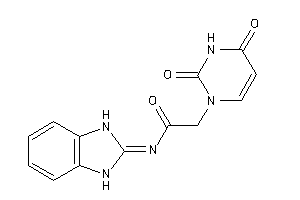 N-(1,3-dihydrobenzimidazol-2-ylidene)-2-(2,4-diketopyrimidin-1-yl)acetamide