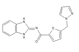 N-(1,3-dihydrobenzimidazol-2-ylidene)-5-(pyrazol-1-ylmethyl)-2-furamide