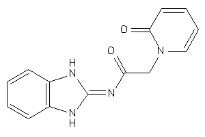 N-(1,3-dihydrobenzimidazol-2-ylidene)-2-(2-keto-1-pyridyl)acetamide