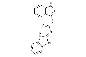 N-(1,3-dihydrobenzimidazol-2-ylidene)-2-(1H-indol-3-yl)acetamide