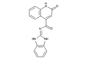 Image of N-(1,3-dihydrobenzimidazol-2-ylidene)-2-keto-1H-quinoline-4-carboxamide