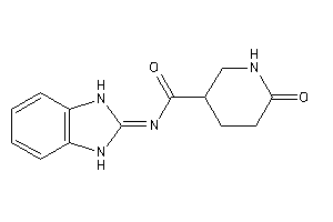 Image of N-(1,3-dihydrobenzimidazol-2-ylidene)-6-keto-nipecotamide