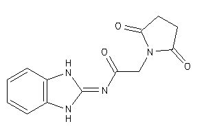 Image of N-(1,3-dihydrobenzimidazol-2-ylidene)-2-succinimido-acetamide