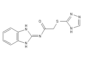 N-(1,3-dihydrobenzimidazol-2-ylidene)-2-(4H-1,2,4-triazol-3-ylthio)acetamide