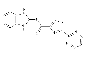 N-(1,3-dihydrobenzimidazol-2-ylidene)-2-(2-pyrimidyl)thiazole-4-carboxamide