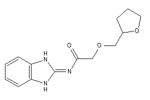 Image of N-(1,3-dihydrobenzimidazol-2-ylidene)-2-(tetrahydrofurfuryloxy)acetamide