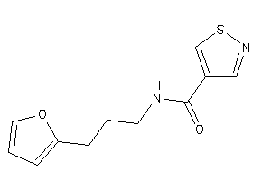 N-[3-(2-furyl)propyl]isothiazole-4-carboxamide