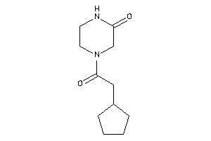 4-(2-cyclopentylacetyl)piperazin-2-one