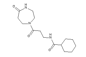 N-[3-keto-3-(5-keto-1,4-diazepan-1-yl)propyl]cyclohexanecarboxamide