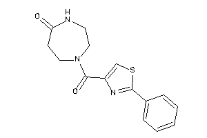 1-(2-phenylthiazole-4-carbonyl)-1,4-diazepan-5-one