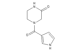 4-(1H-pyrrole-3-carbonyl)piperazin-2-one