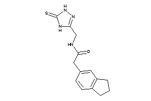 2-indan-5-yl-N-[(5-thioxo-1,4-dihydro-1,2,4-triazol-3-yl)methyl]acetamide