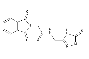 2-phthalimido-N-[(5-thioxo-1,4-dihydro-1,2,4-triazol-3-yl)methyl]acetamide