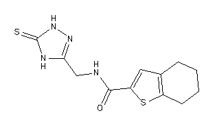 N-[(5-thioxo-1,4-dihydro-1,2,4-triazol-3-yl)methyl]-4,5,6,7-tetrahydrobenzothiophene-2-carboxamide