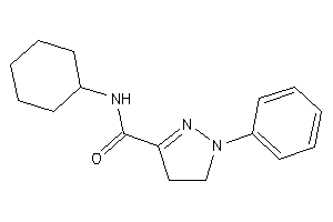 N-cyclohexyl-1-phenyl-2-pyrazoline-3-carboxamide