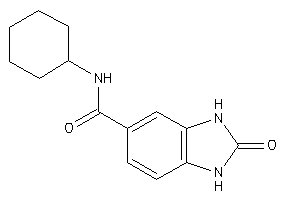 N-cyclohexyl-2-keto-1,3-dihydrobenzimidazole-5-carboxamide