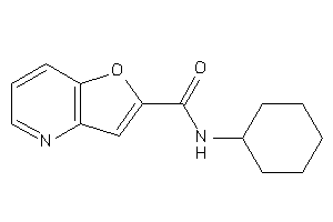 N-cyclohexylfuro[3,2-b]pyridine-2-carboxamide