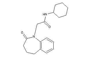 Image of N-cyclohexyl-2-(2-keto-4,5-dihydro-3H-1-benzazepin-1-yl)acetamide