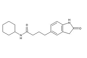 N-cyclohexyl-4-(2-ketoindolin-5-yl)butyramide