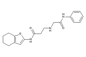 3-[(2-anilino-2-keto-ethyl)amino]-N-(4,5,6,7-tetrahydrobenzothiophen-2-yl)propionamide