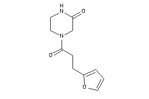 4-[3-(2-furyl)propanoyl]piperazin-2-one