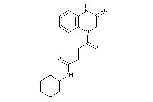 N-cyclohexyl-4-keto-4-(3-keto-2,4-dihydroquinoxalin-1-yl)butyramide