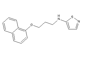 Isothiazol-5-yl-[3-(1-naphthoxy)propyl]amine