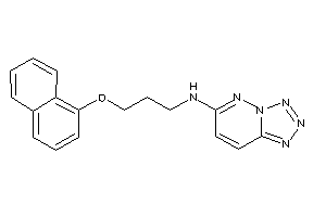 3-(1-naphthoxy)propyl-(tetrazolo[5,1-f]pyridazin-6-yl)amine