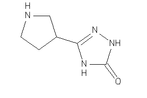 3-pyrrolidin-3-yl-1,4-dihydro-1,2,4-triazol-5-one
