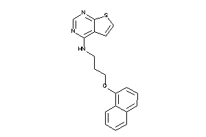 3-(1-naphthoxy)propyl-thieno[2,3-d]pyrimidin-4-yl-amine