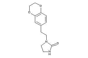 1-[2-(2,3-dihydro-1,4-benzodioxin-6-yl)ethyl]-2-imidazolidinone