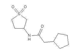 2-cyclopentyl-N-(1,1-diketothiolan-3-yl)acetamide