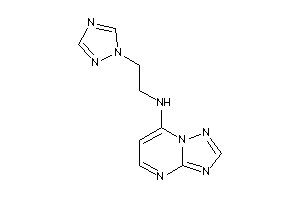 Image of [1,2,4]triazolo[1,5-a]pyrimidin-7-yl-[2-(1,2,4-triazol-1-yl)ethyl]amine