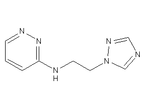 Pyridazin-3-yl-[2-(1,2,4-triazol-1-yl)ethyl]amine