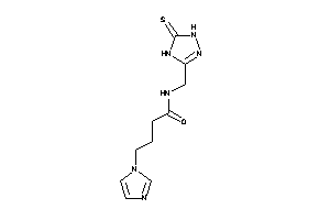 4-imidazol-1-yl-N-[(5-thioxo-1,4-dihydro-1,2,4-triazol-3-yl)methyl]butyramide