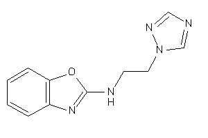 1,3-benzoxazol-2-yl-[2-(1,2,4-triazol-1-yl)ethyl]amine