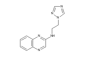 Quinoxalin-2-yl-[2-(1,2,4-triazol-1-yl)ethyl]amine