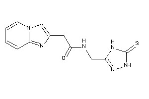 2-imidazo[1,2-a]pyridin-2-yl-N-[(5-thioxo-1,4-dihydro-1,2,4-triazol-3-yl)methyl]acetamide