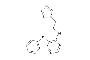 Benzofuro[3,2-d]pyrimidin-4-yl-[2-(1,2,4-triazol-1-yl)ethyl]amine